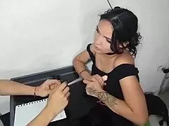 i couldn't resist helping my stepsister with homework and ended up banging her hard