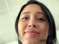 latina lia ponce gets punished and drilled by father damián.