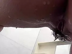 Real old Japanese couple enjoys a curvy wife's uncensored creampie.