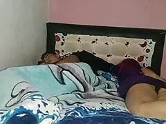 So this guy sneaks in and fucks his stepmom with big natural tits and huge ass while stepdad's away