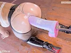 What If Your First Fuck Machine Experience Involved A Huge Dildo In Heels