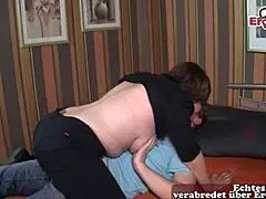 Watch this curvy German stepsister get fucked hard by her stepbrother in taboo roleplay!