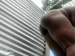 Voluptuous Bbw Chick Delivers Charming Outdoor Cabin Scene with Ebony Flair