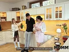 Mommy4k shaves mature pussy in bathroom