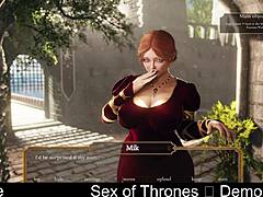 Hot wife in animated game