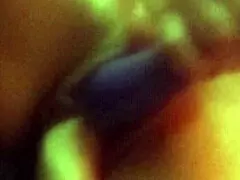 Hot blonde faces massive cock challenge