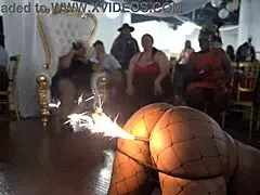 Ebony goddess flaunts assets openly