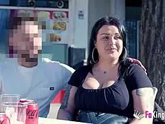 STD ebony MILF enjoys wild scenes before getting mug in front of people at home
