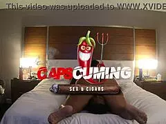 Mature babe who loves cum gets 190 pounds of pressure
