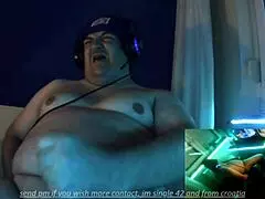 A hairless milf performing a solo gay video for the benefit of the masses