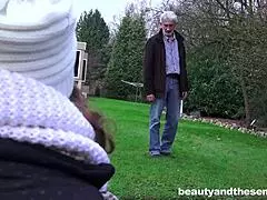 Stepmother's loud moans during sex