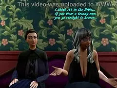 Sims 4 orgy with trans beauty
