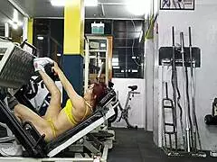 Muscular legs ready for action