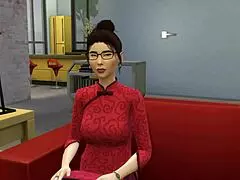Asian milf's first black cock experience