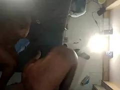 Wife’s first handjob and second hand fucking of a married ebony