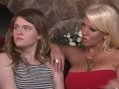 It’s hot lesbian action clips featuring small and big tits girls