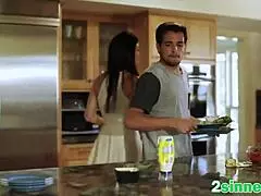 Intense hardcore sex picture of a mature woman who loves blow and fuck in the kitchen