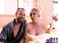 Homewrecking MILF Dee Williams with her faithful (to the camera) LOVER Brad Newman in an underrated taboo scene