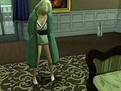 Tsunade's big boobs get in on the action too as she gets screwed like a whore