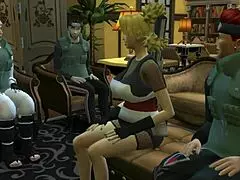 The beauty in the scenario – brunette bride Temari’s anal sex humiliation in front of her cheating husband Naruto