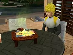 It’s all about large breasts and tit, and this old slut wife gets it in the sand and with Naruto