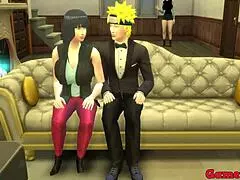 Naruto the cheating husband enjoys wife and bridesmaid anally