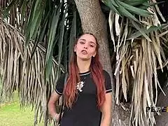 Naturally big tits and small boobs milf gets boned well