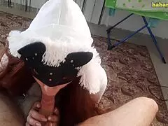 Nice red hair high school girl has her vagina screwed